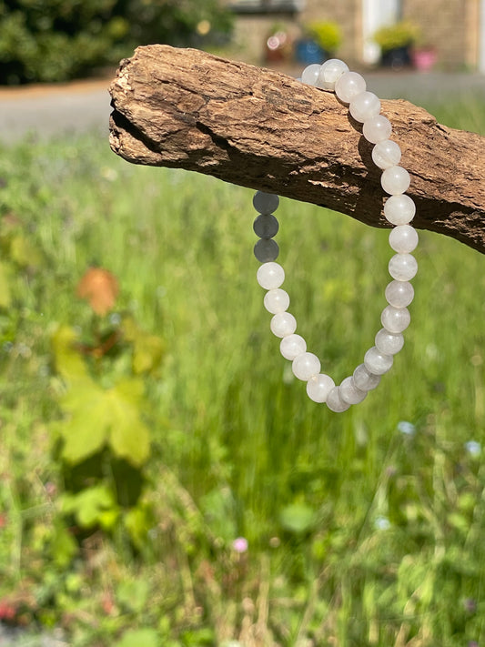 Bracelet en quartz rose Cœur sacré